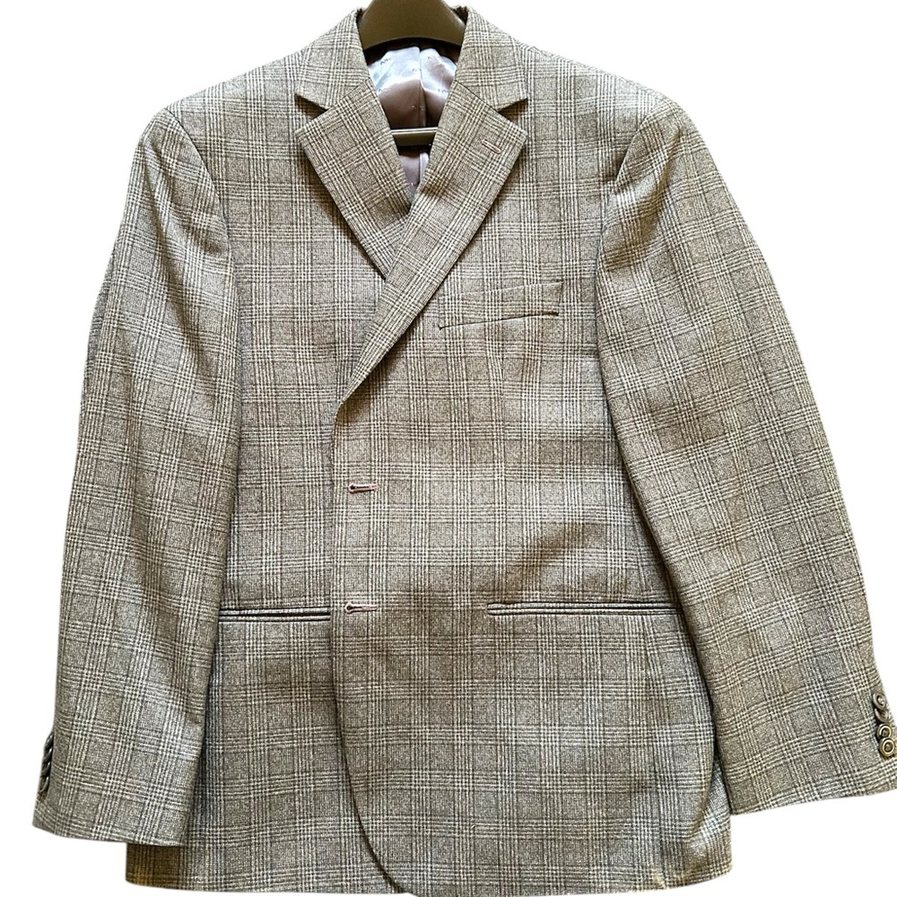 Michael Kors Gray Sport Coat Double-Breasted Blazer